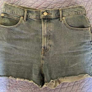 Everlane Way High Denim Jean Short, size 30.